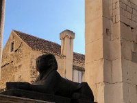 Sphinx at Temple of Jupiter - Split, Croatia