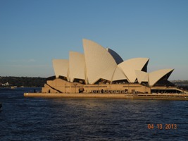 Sunset over Sydney Opear House