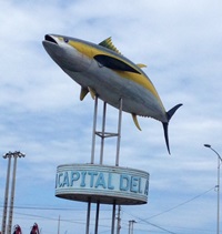 Manta Tuna Statue