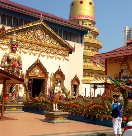 Jeanne at Kek Lok Si Temple