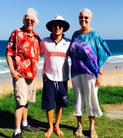 Lifeguard Jack with Jeanne and Gary