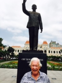Author at Ho Chi Minh Statue, Reunification Palace